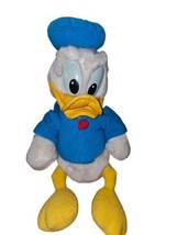 Vintage Donald Duck Plush with Vinyl Duck Bill &amp; Goofy Walt Disney World  - $24.94