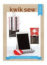 Kwik Sew Sewing Pattern 4321 Tech Accessories Phone Charger Case Tablet Stand - $8.96