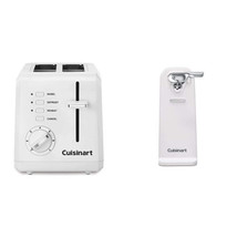 Cuisinart CPT-122 2-Slice Compact Plastic Toaster (White) &amp; CCO-50N Deluxe Elect - £151.62 GBP