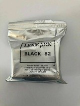 Lexmark 82 BLACK noir negro ink jet printer copier scanner x5100 x5150 x5190 z55 - $13.83