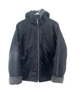 Giacca Gallery Company Hooded Jacket Black Zip Up Long Sleeve Women Size... - €12,93 EUR