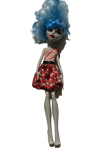 Monster High Doll Ghoulia Yelps Skull Dress Mattel 2008 - £23.19 GBP