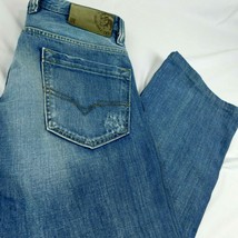 Diesel Koffha Blue Denim Jeans Button Fly W 31 (Act 34) L 30 ( Act 28) - $49.99