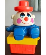 Vintage 1989 Playskool Stack &#39;n Pop Humpty Dumpty stacking popping toy - $273.66 MXN