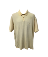 Tommy Bahama Mens Polo Shirt Yellow Short Sleeve Logo Collar Cotton Blend L - £17.02 GBP