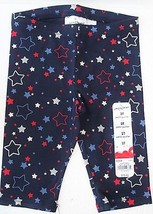 Jumping Beans Toddler Girls Patriotic Star Pedal Pusher Leggings Pants 12mo - $8.39