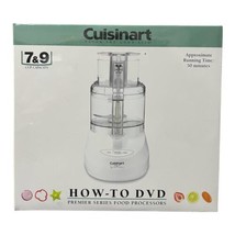 Cuisinart Food Prep Processor Instruction DVD How To 7 &amp; 9 Cup 50 Minutes - $7.91