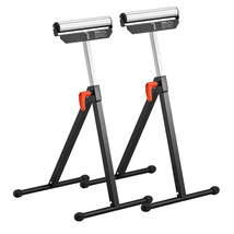 VEVOR 2-Pack Roller Stands, 135 lb Load Capacity, 26.8-42.5'' Adjustable... - $46.90