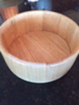 Wooden Chips Or Salad Serving Dish Approximately 10” - £39.14 GBP