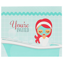 Birthday Express Little Spa Salon Makeover Party Supplies - Invitations (8) - £26.63 GBP