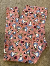 NWT LuLaRoe x Disney TC2 (16-28) Blue Alice in Wonderland Rabbit Hole Leggings - £22.07 GBP