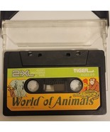 2XL Talking Robot Cassette Tape World Of Animals Vintage 1992 Tiger Elec... - $46.78 CAD