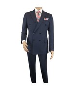 Men Suit BERLUSCONI Turkey 100% Italian Wool 180&#39;s Double Breasted #Ber3... - $299.99