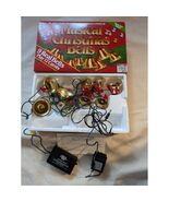 1990 Musical Christmas Ye Merry Minstrel  9 Bells Plays 12 Carols Box Wo... - $1,036.18 MXN