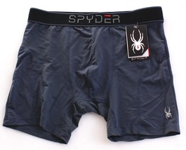 Spyder Performance Gray Stretch Boxer Brief Underwear Men&#39;s NWT - £23.53 GBP