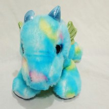 Sprinkles Dragon Aurora Plush Stuffed Animal 5&quot; 2020 Toy Blue Yellow - £11.91 GBP