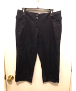 Lands End Womens SZ 8 Petite Cropped Cotton Chino Pants - €11,20 EUR