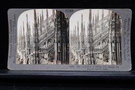 Antique Keystone Co Stereoview Cathedral of Milan Italy Myriad Spires Ra... - $14.99