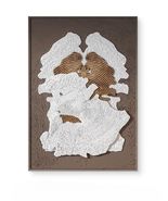 interoknack Minimalist 3D Sculpted Relief Oil Painting  Hand-Painted Ab... - €854,94 EUR
