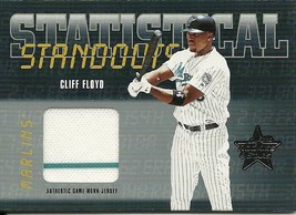 2002 Leaf Rookies &amp; Stars Statistical Standouts Material Cliff Floyd 6 Marlins - £3.14 GBP