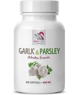 parsley organic - GARLIC AND PARSLEY - kidney beans 1 Bottle 100 Capsules - $342.14 MXN