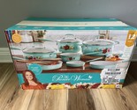 The Pioneer Woman Nonstick 12 Piece Set Ceramic Breezy Blossom Cookware New - $129.88