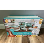 The Pioneer Woman Nonstick 12 Piece Set Ceramic Breezy Blossom Cookware New - $2,431.55 MXN