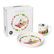 Moomin Arabia Child Set Ceramic Plate and Mug NEW 2017 model (Little My) - $65.66