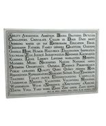 The ABC's of Life R Stewart 2005 House Parts Inc Atlanta Hang or Stand P... - $23.56