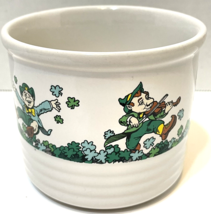 Vintage Inarco Leprechaun Planter Irish Clovers Luck 3 x 3.75&quot; Made in K... - £14.82 GBP