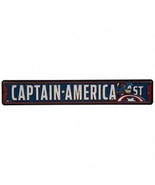 Captain America ST Superhero Marvel Metal Embossed Street Sign FREE SHIP... - £16.22 GBP