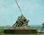 US Marine Corps War Memorial Arlington VA Postcard PC540 - £3.92 GBP