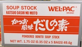 Welpac Katsuo Dashi No Moto Powdered Bonito Soup Stock 1.75 Oz - $185.40 MXN