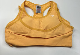 gymshark NWT women’s small lightly padded orange sports bra x1 - £17.05 GBP