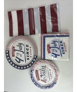 4Th of July Party Decorations Dinnerware Plates Napkins tablecloth - $11.88
