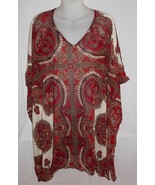 Antthony Original Bohemian Boho Flowy Tunic Top Size L - $31.99