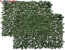 Expandable Faux Ivy Privacy Fence Screen - Adjustable, Realistic, UV Res... - $51.06+