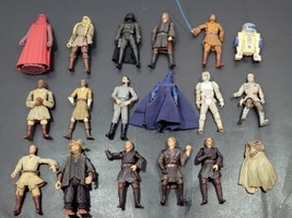 Vtg L.F.L. Star Wars Action Figures 1990&#39;s-2000&#39;s Lot of 17 w/Tunic Accessory - £37.54 GBP