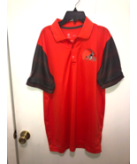 Nike Dri Fit NFL Cleveland Browns Short Sleeve Polo Shirt Men&#39;s Size MEDIUM - $21.71 CAD