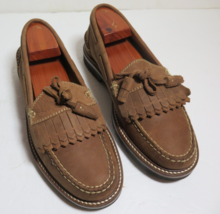 ORVIS VTG Leather Tassel Loafers Driving Shoes Men’s Size 7 Vibram EUC - £37.92 GBP