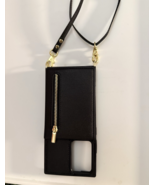 NEW Samsung Galaxy Note 20 Ultra 5G Crossbody Wallet Case Black Leather ... - $436.18 MXN