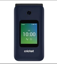 Alcatel U102AC Debut Flip Cricket Cell Phone  Strong Battery - Blue - $527.42 MXN