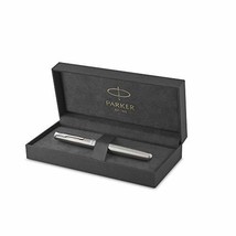 PARKER Sonnet Rollerball Pen, Stainless Steel with Palladium Trim, Fine Point Bl - $114.26