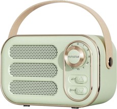 Retro Bluetooth Speaker, Vintage Portable Wireless Bluetooth Speakers, G... - $39.97