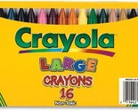 Crayola Large Crayons, Classic Colors, 16 Count - £5.62 GBP
