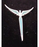 Steven Lavaggi Sterling Silver Turquoise Angel Reconciliation Pendant Pi... - $1,330.29 MXN