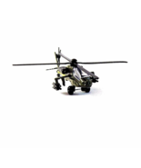 APACHE AH 64A MILITARY, MOTORMAX DIECAST HELICOPTER MODEL, 4.5 INCH - $34.30