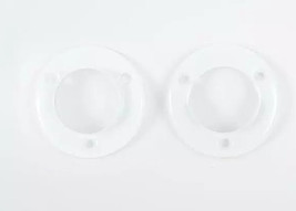 Everbilt 2.68” Inch White Metal Closet Rod Pole Sockets, 1 Set - $10.66 CAD