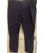 Eddie Bauer Golf Pants Mans 38x30 Blue Outdoor Hiking Stretch - $17.50