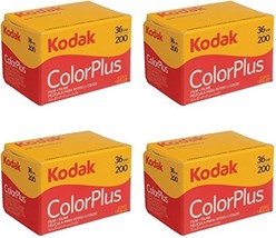 Kodak Colorplus 200 Asa 36 Exposure, 4 Rolls. - $60.99